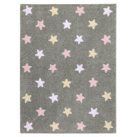 Ковер Lorena Canals Триколор Звезды Stars Tricolor (серо-розовый) 120*160