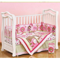 Giovanni Shapito Pink ZOO комплект белья в кроватку 60х120 